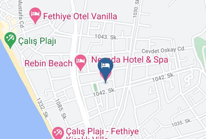 Fethiye - Nevada Hotel & Spa Maps