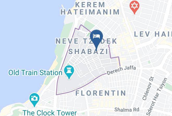 Tel Aviv Yafo - Neve Tzedek European Suite Maps