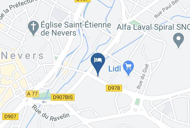 Nievre - Nevers Hotel Maps