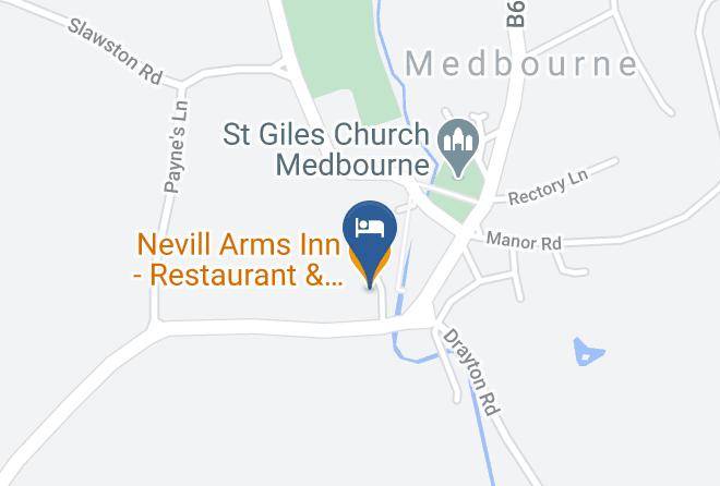 Leicestershire - Nevill Arms Inn Restaurant & Accommodation Maps