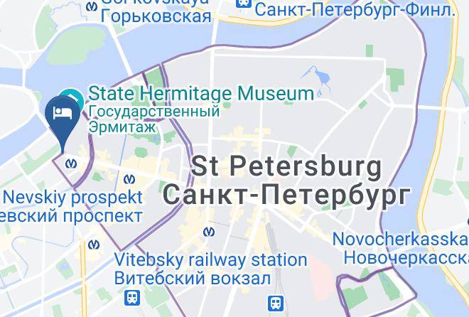 Saint Petersburg - Nevskaya Classika Hotel Maps