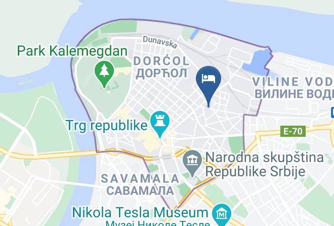 Belgrade City - Nevski Hotel Maps