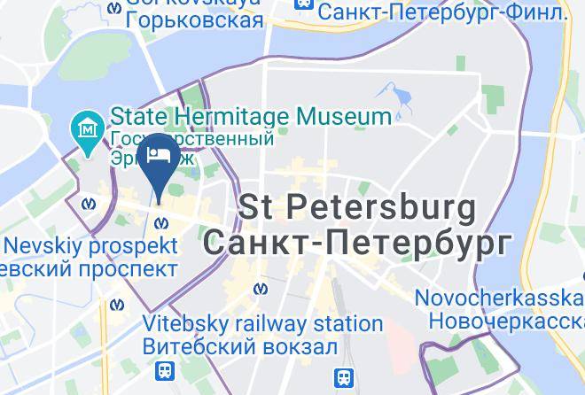 Saint Petersburg - Nevsky Capsule Hotel Maps