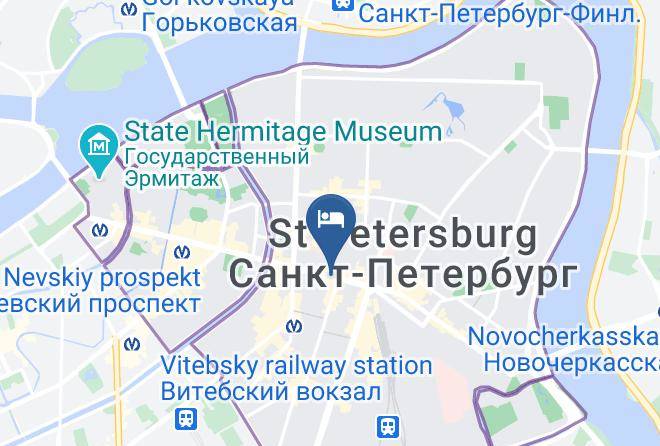Saint Petersburg - Nevsky Forum Hotel Maps