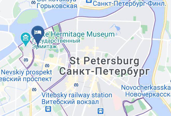 Saint Petersburg - Nevsky Hotel Art Hall Maps