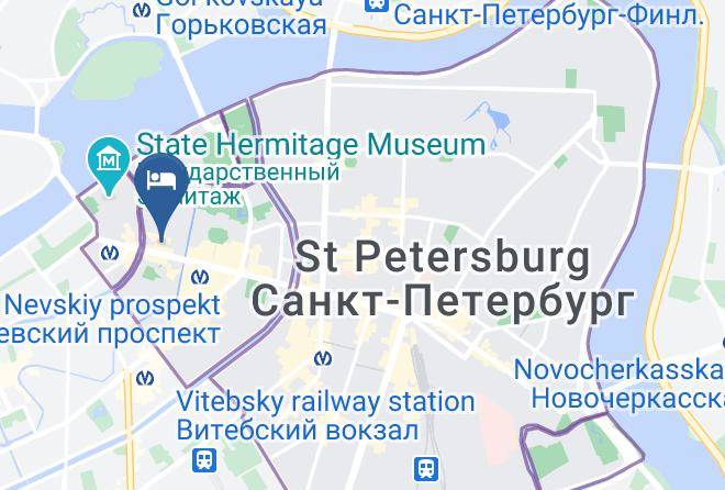 Saint Petersburg - Nevsky Hotel Deluxe Maps