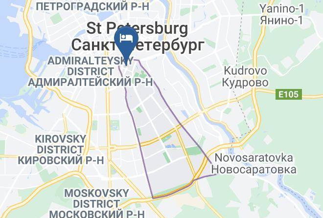 Saint Petersburg - Nevsky Hotel Fort Maps