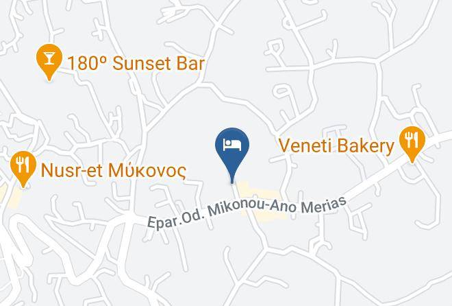 Mykonos - New Aeolos Hotel Maps