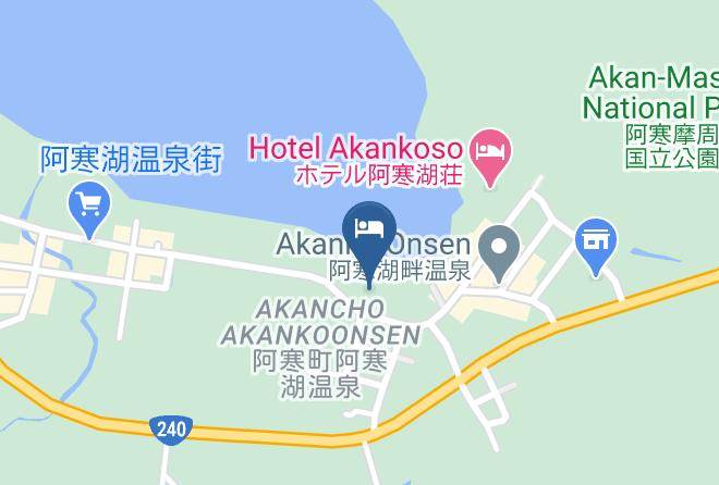 Kushiro City - New Akan Hotel Maps