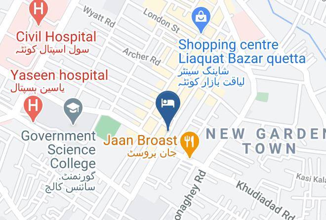 Quetta - New Al Khair Hotel Maps