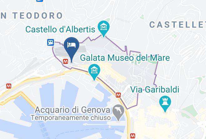 Genoa - New Alexander Hotel Maps