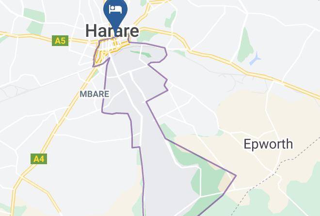Harare - New Ambassador Hotel Maps