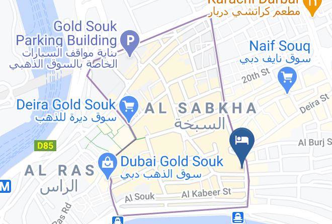 Dubai - New Avon Hotel Maps