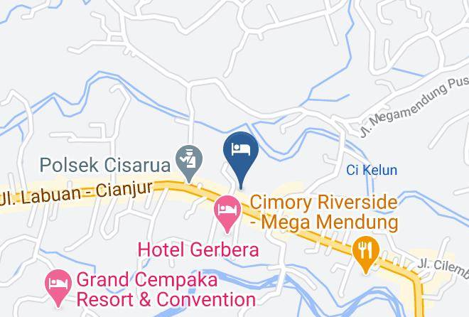 Bogor Regency - New Ayuda Puncak Hotel Maps