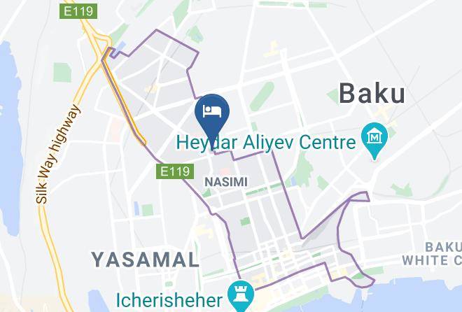 Baki - New Baku Hotel Maps