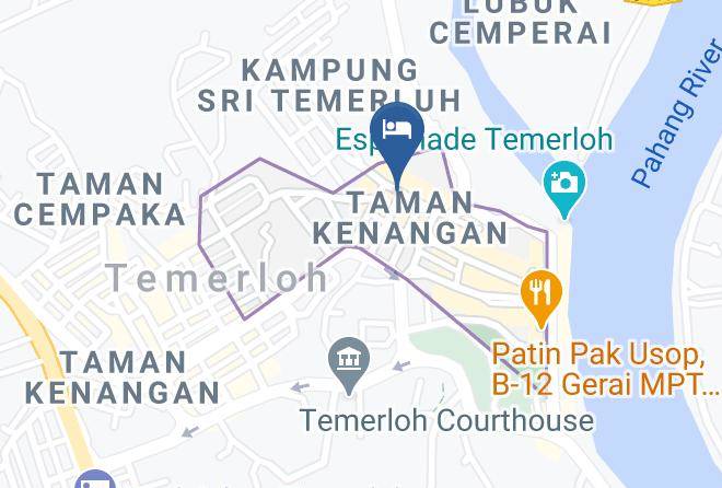 Temerloh - New Ban Hin Hotel Maps