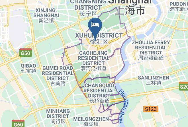 Xuhui District - New Beacon Boutique International Hotel Shanghai Maps