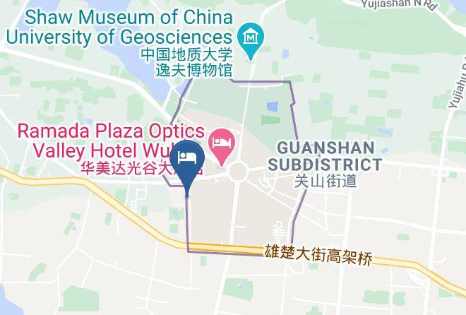 Wuhan - New Beacon Luguang International Hotel Maps