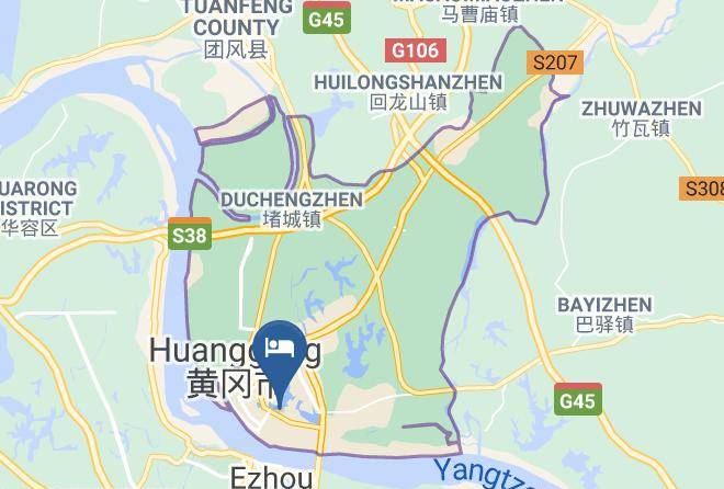 Huanggang - New Beacon Walden Hotel Maps