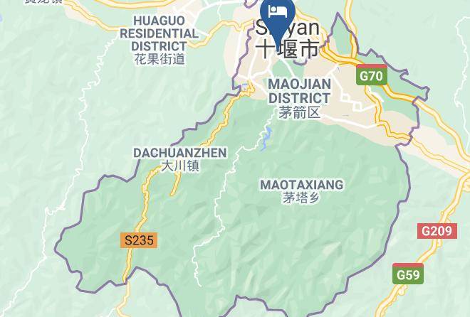 Shiyan - New Beacon Xinxilai International Hotel Maps