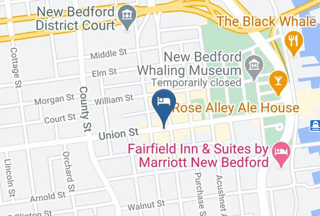 New Bedford Harbor Hotel Map