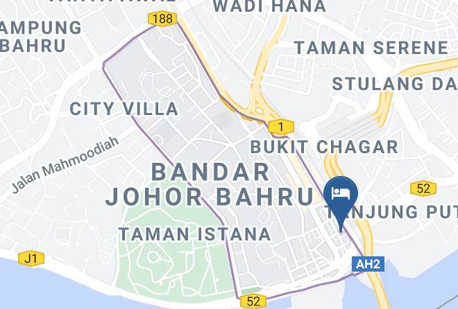 Johor Bahru - New Boutique Hotel Maps