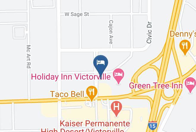 San Bernardino - New Budget Inn Maps