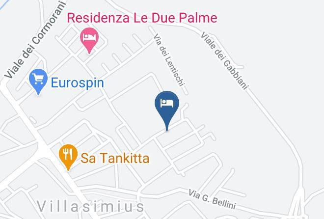 Province Of South Sardinia - New Ca Mea Hotel Maps