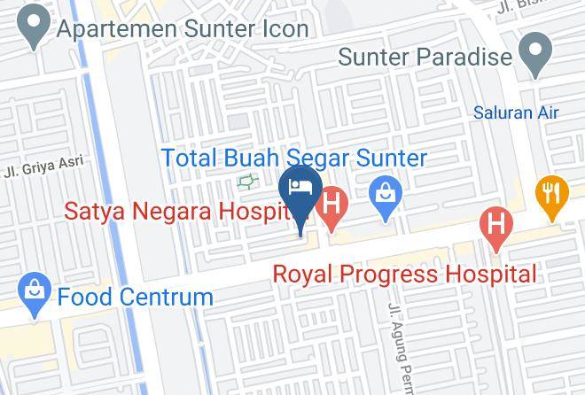 North Jakarta - New Cahaya Hotel Maps
