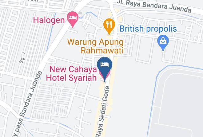 Sidoarjo Regency - New Cahaya Hotel Syariah Maps