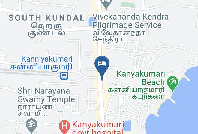 Kanniyakumari - New Cape Hotel Maps