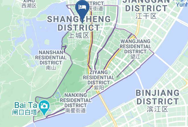 New Century Hotel Hangzhou Map