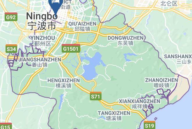 New Century Hotel Ningbo Map