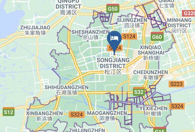 Songjiang District - New Chalon Hotel Maps