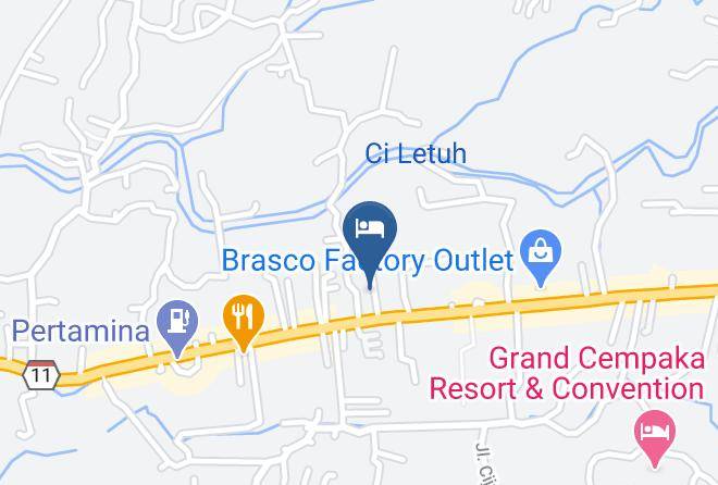 Bogor Regency - New Cipayung Asri Hotel Maps