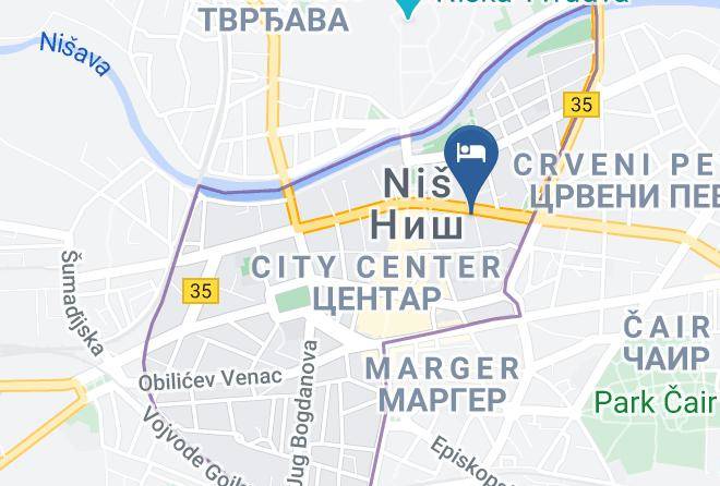 Nisava District - New City Hotel Maps