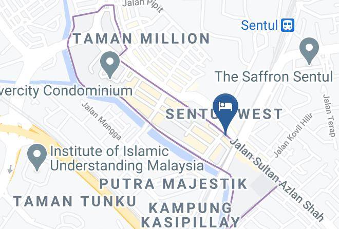 Kuala Lumpur - New Cloud Hotel Maps