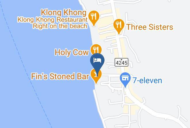 Amphoe Ko Lanta - New Coconut Bungalow Maps