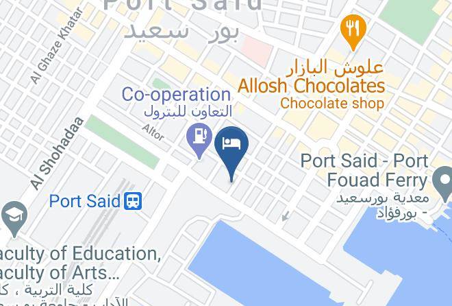 Port Said - New Concord Hotel Maps