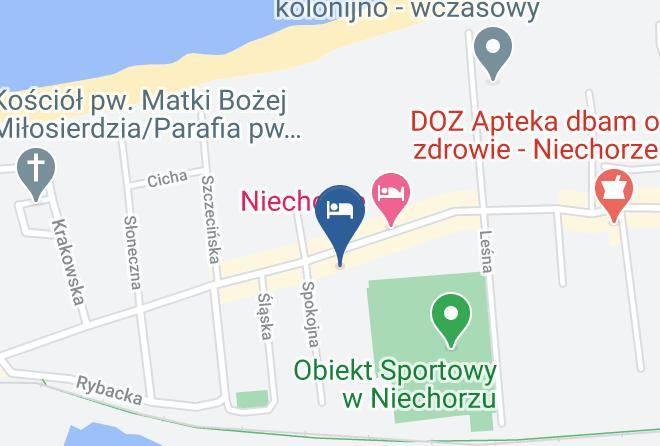 New Corner Restauracja Hotel Map