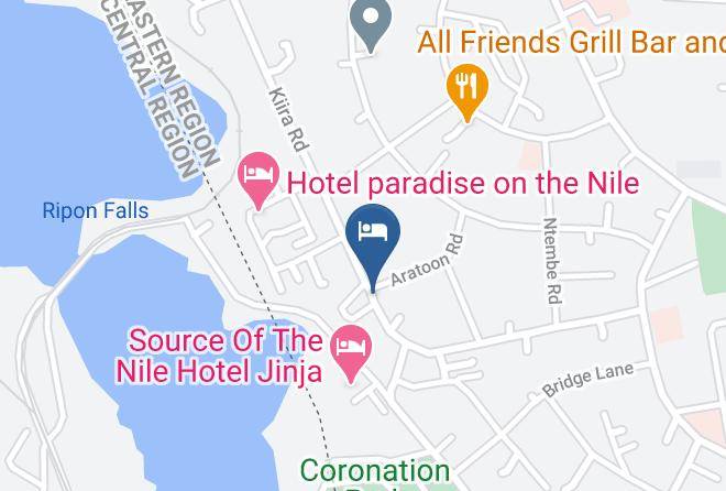 Jinja Municipality - New Daniel Hotel Maps
