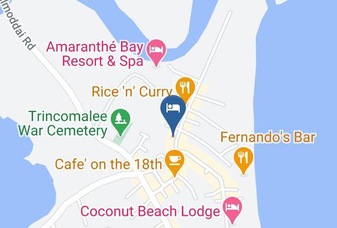 Trincomalee - New Emerald Hotel Maps