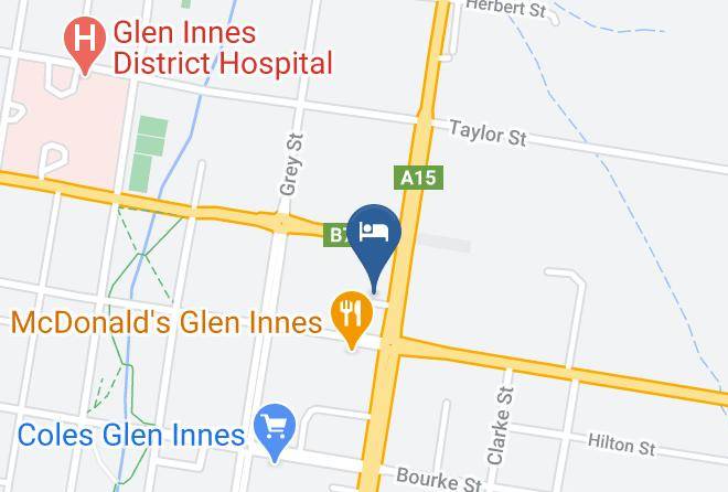 Glen Innes Severn - New England Motor Lodge Maps