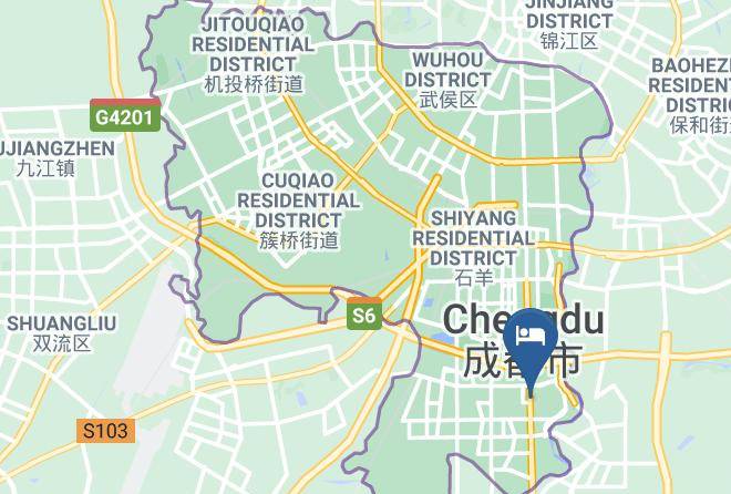 Chengdu - New Exhibition Lake Express Hotel Chengdu Maps