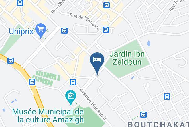 Agadir - New Farah Hotel Maps