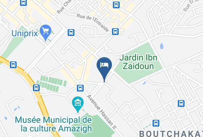 Agadir - New Farah Restaurant Maps