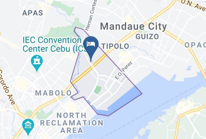 Cebu - New Fortune Garden Hotel Maps