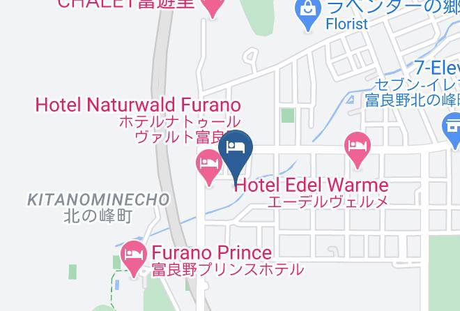 Furano City - New Furano Hotel Maps