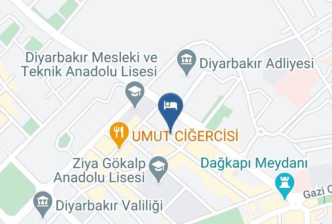Yenisehir - New Garden Hotel Maps