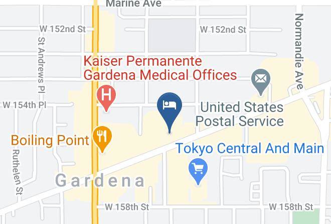 Los Angeles - New Gardena Hotel Maps
